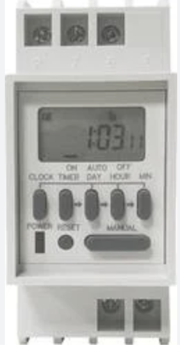 TM-848-3 PROGRAMADORES SEMANALES DE 1 CANAL DIG. WEEKLY TIMER 24VAC UR/CE