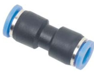 PU-1/8 RACOR NEUMATICO UNIÓN RECTA INSTANTANEO PARA MANGUERA 1/8 Termoplástico