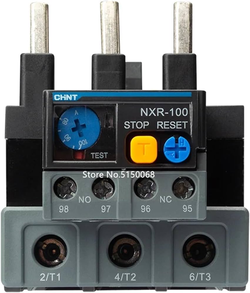 Relé de Sobrecarga marca CHINT serie NXR; Amperaje 1-1.6A