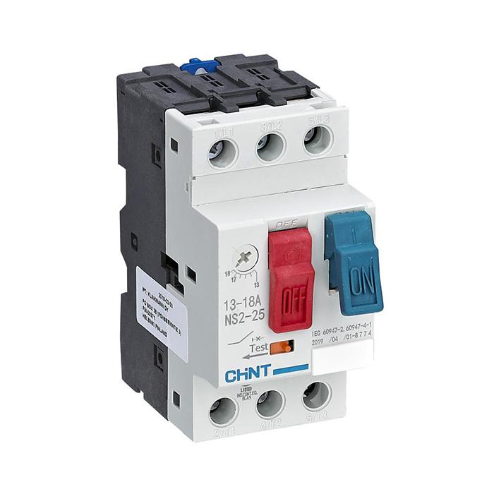 Guardamotor CHINT, Amperaje 13 - 18A Polos 3 (De boton)