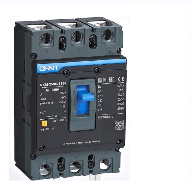 Breaker de caja moldeada Chint -3 Polos 80A
