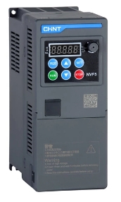 Variador de Frecuencia CHINT serie NVF5; Voltaje de Alimentación 440VAC, Potencia(kW) 0.75kW Potencia(HP) 1HP Trifasico, Amperaje 2.7A, con R.F.