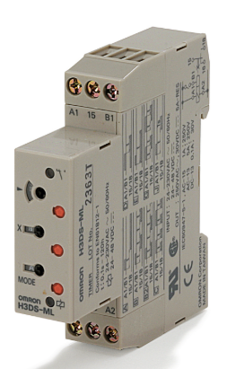 Temporizador de estado sólido, ocho modos múltiples, con función de bloqueo, rango de tiempo de 0,1 s a 120 h, bloques de terminales