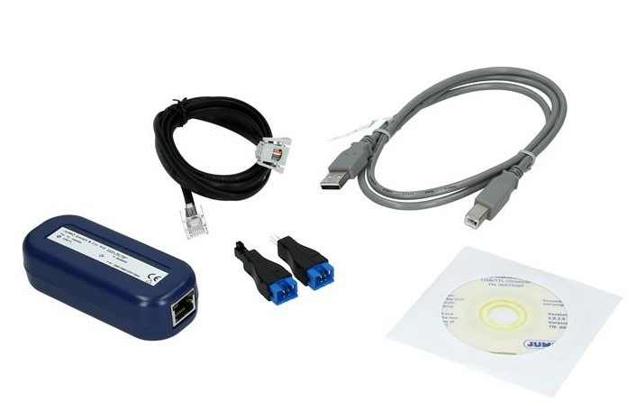 Cable de Interfaz de PC marca JUMO con convertidor USB/TTL .