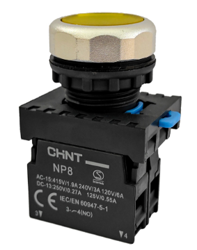 Luz-Piloto-Chint-Amarillo-230VAC