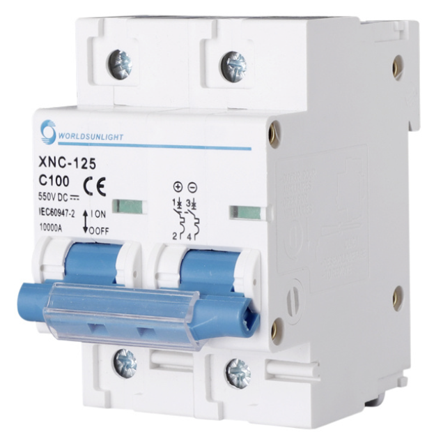 XNC-125 DC MCB 2P 125A 500V