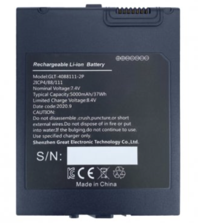 [GLT-4088111-2P] GLT-4088111-2P Batería de 10000mAh, 3,7 V, 37WH