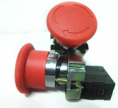 Pulsador Parada Emerg. Metal Ø22Mm Hongo 40Mm Rojo 1Nc T. Seta 574862
