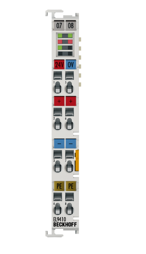 Terminal de alimentación para E-bus, con diagnóstico