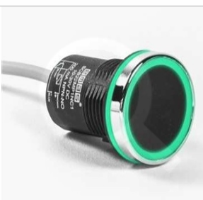 Pulsador Táctil Capacitivo marca EMAS Serie SCB; No Iluminado momentáneo Diámetro 22mm Contacto 1NO NPN