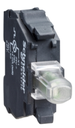 Bloque LED marca Schneider Electric Serie Harmony XB4; Bobina 24VAC/DC Color Rojo 