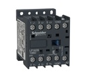 Contactor marca SCHNEIDER serie TeSys K; Amperaje 9A, Polos 3, Potencia(kW) 4kW, Potencia(HP) 5HP Bobina 24VDC Contactos Aux 1NO, NC 0.
