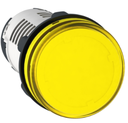 Luz Piloto LED marca Schneider Electric Serie Harmony XB7; Color Amarillo Diametro 22mm Bobina 24VAC/DC