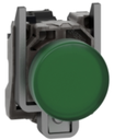 Luz piloto SCHNEIDER redonda verde Ø 22mm, IP65, LED integrado, 110VAC