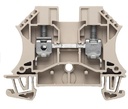 Bornera 6mm² marca Weidmuller serie WDU 1 nivel 41A, calibre 22-8AWG Conexion brida Tornillo