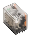 Rele de Control  marca Weidmüller Serie DRL; Amperaje 10A, Bobina 24VDC Contactos CO 4        