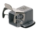 Caja de Protección para conector marca Weidmüller Serie HDC 04A AWLU;            