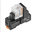 Rele de Control c/ base marca Weidmüller Serie DRMKIT (DC); 5A, Bobina 230VDC Contactos CO 4 Salida 250VAC PUSH IN                   