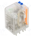 Rele de Control marca Weidmüller Serie DRM; 5A, Bobina 24VDC Contactos CO 4        