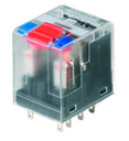 Rele de Control  marca Weidmüller Serie RCM; 10A, Bobina 230VAC, Contactos CO 3        