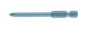 Punta Insertable de Destornillador marca Weidmüller Serie BIT E6,3 PZ1X70; Longitud 70mm          