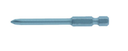 Punta Insertable de Destornillador marca Weidmüller Serie BIT E6,3 PZ2X70; Longitud 70mm          