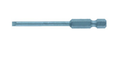 Punta Insertable de Destornillador marca Weidmüller Serie BIT E6.3  ; Medidas 0.4x2.5x70mm          