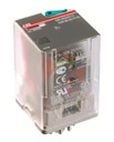 Relé modular ABB CR-U, 3CO (SPDT), 110V ac, 10A, para carril DIN