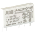 Relé de interfaz enchufable CR-S024VDC1R  1c/o, A1-A2=24VDC, Salida=6A/250VAC