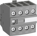 Contacto Auxiliar marca ABB Serie CA4; Contactos 2NO Contactos 2NC      