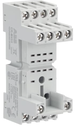 Base de Rele Universal marca ABB serie CR-M; Contactos CO 2 / 4