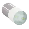 La bombilla LED BA9S24LEDG es: Modular metálica - Bombilla LED - Casquillo BA9S - Amarilla - Iluminada - 24 V