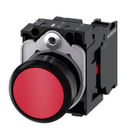 Pulsador marca Siemens Serie SIRIUS ACT; Rojo No Iluminado Momentaneo Diametro 22mm Contacto 1NC