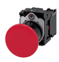 Pulsador marca Siemens Serie SIRIUS ACT; Rojo No Iluminado Sostenido Diametro 22mm Contacto 1NC