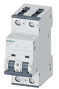 5SY4206-7 Miniature circuit breaker 400 V 10kA, 2-pole, C, 6 A, D=70 mm