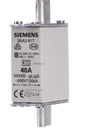 Fusible NH de cuchillas centradas Siemens, NH000, gG, 500V ac, 40A, CSA 22.2, IEC EN 60269, VDE 0636