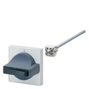 Accionamiento de puerta 8UC7 Manilla gris oscuro/verde azulado Basic Panel gris claro para interruptor seccionador de 3 polos