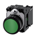 Pulsador marca Siemens Serie SIRIUS ACT; Verde No Iluminado Momentaneo Diametro 22mm Contacto 1NO