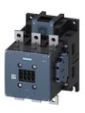 Contactor marca Siemens Serie SIRIUS 3RT1; Amperaje 265A Polos 3 Potencia(kW) 150kW Potencia(HP) 200HP Bobina 110VAC/DC Contacto Aux 2NO +2NC.