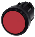 3SU1000-0AB20-0AA0 Pulsador, 22 mm, redondo, plástico, rojo, pulsador, tipo de contacto momentáneo plano