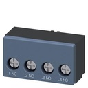 Contacto Auxiliar marca Siemens Serie 3RA6; Contactos 1NO Contactos 1NC          