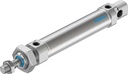 Cilindro Neumatico Normalizado marca FESTO Serie DSNU; Diametro Piston 25mm Rango Presion 1- 10bar/14.5- 145Psi Carrera 100mm Rosca del Vástago  M10x1,25  Acción Doble Efecto        