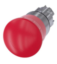 Pulsador de Parada de Emergencia marca Siemens Serie SIRIUS ACT; Rojo Diametro 22mm 