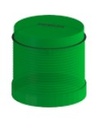 Elemento de luz continua, verde, 12-230 V CA/CC, 70 mm de diámetro, base BA15d sin elemento de luz