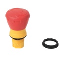 Pulsador de Paro de Emergencia marca ALLEN BRADLEY Serie 800F; Color Rojo No Iluminado Girar para Soltar Diametro 22mm Cabezote 40mm Contactos NO 0 Contacto 1NC      
