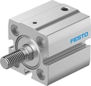 Cilindro Neumatico Normalizado marca FESTO Serie AEN; Diametro Piston 20mm Carrera 10mm Rango Presion 0.6- 10bar/8.7-145Psi    Acción Doble Efecto