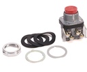 Pulsador marca ALLEN BRADLEY Serie 800T; Color Rojo No Iluminado Momentaneo Diametro 30mm, saliente Contactos 1NO Contacto 1NC      