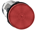 Luz Piloto LED marca Schneider Electric Serie Harmony XB7; Color Rojo Diametro 22mm Bobina 24VAC/DC