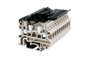 Bornera portafusible Rango de Calibre DINKLE Serie Dk; Amperaje 12A Diametro Cable 24-10AWG Nivel 2 Conexion tornillo