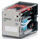 Rele de Control marca OMRON Serie MY4; 5A, Bobina 24VDC Contactos CO 4